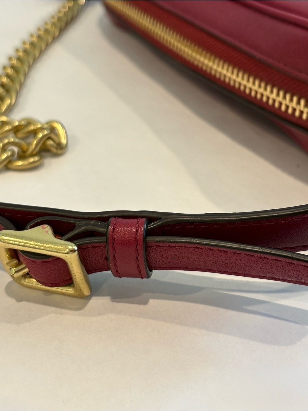Coach Burgundy/Port Wine Legacy Flight Bag 25362 - Picture 7 of 9